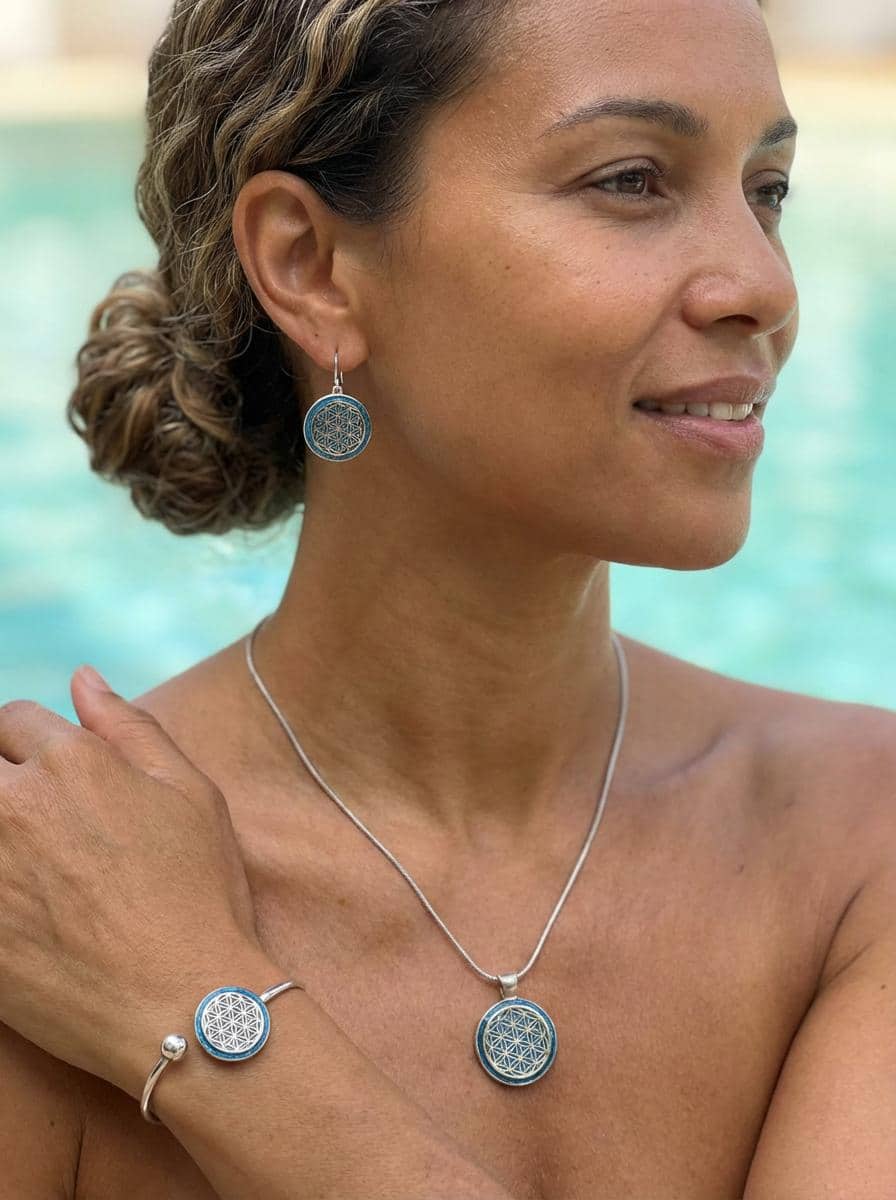 Image avec cadre parme